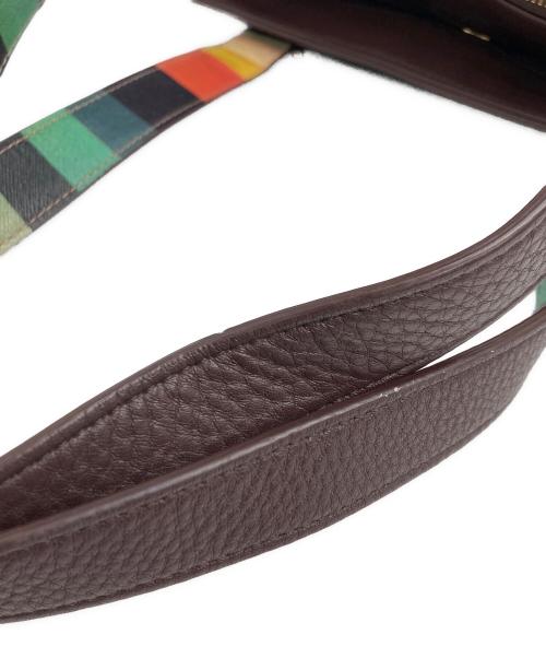 Paul Smith London（ポールスミスロンドン）Paul Smith London (ポールスミスロンドン) レザートートバッグ ブラウンの古着・服飾アイテム