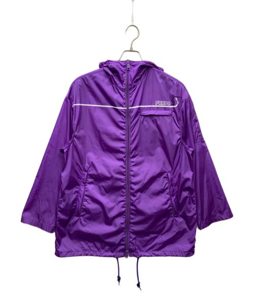 PRADA（プラダ）PRADA (プラダ) リナイロン トラック ジャケット パープル サイズ:SIZE XSの古着・服飾アイテム