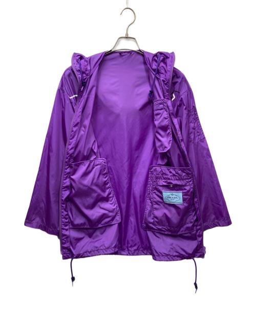 PRADA（プラダ）PRADA (プラダ) リナイロン トラック ジャケット パープル サイズ:SIZE XSの古着・服飾アイテム