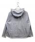 PRADA (プラダ) ストライプ フーディー パーカー シャツ ブルー×ホワイト サイズ:SIZE M：40000円