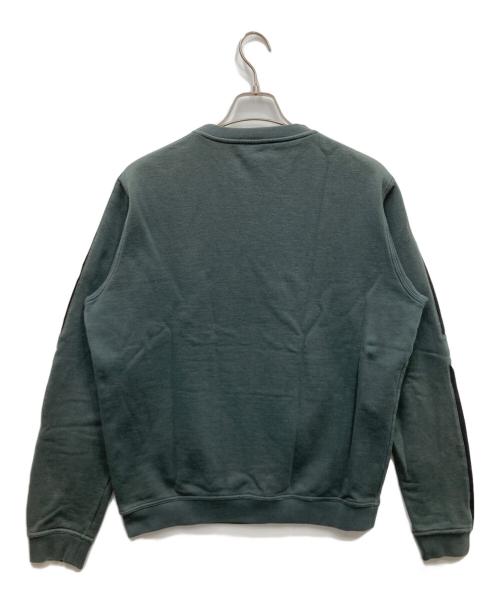HERMES（エルメス）HERMES (エルメス) ランH 裏起毛 スウェット グリーン×ブラック サイズ:SIZE XLの古着・服飾アイテム