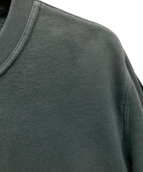 HERMES（エルメス）HERMES (エルメス) ランH 裏起毛 スウェット グリーン×ブラック サイズ:SIZE XLの古着・服飾アイテム