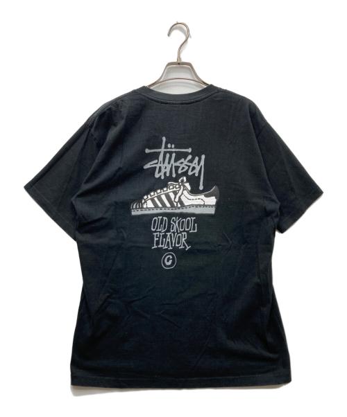 stussy（ステューシー）stussy (ステューシー) USA製 OLD SKOOL FLAVOR プリントTシャツ ブラック サイズ:Lの古着・服飾アイテム