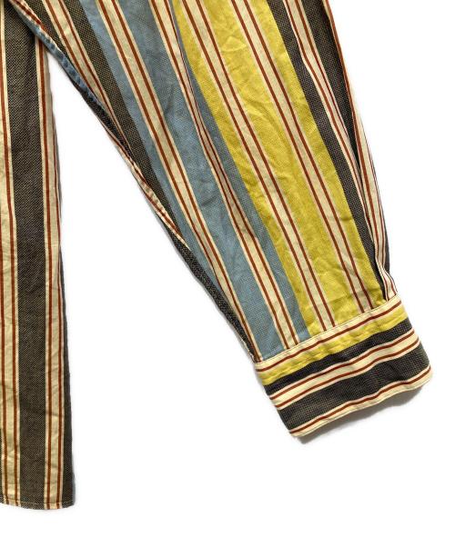 PAUL SMITH（ポールスミス）Paul Smith (ポールスミス) ストライプシャツ イエロー×ブルー サイズ:Lの古着・服飾アイテム