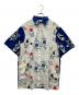 marimekko（マリメッコ）の古着「Harbaario シャツワンピース」｜イエロー×ネイビー