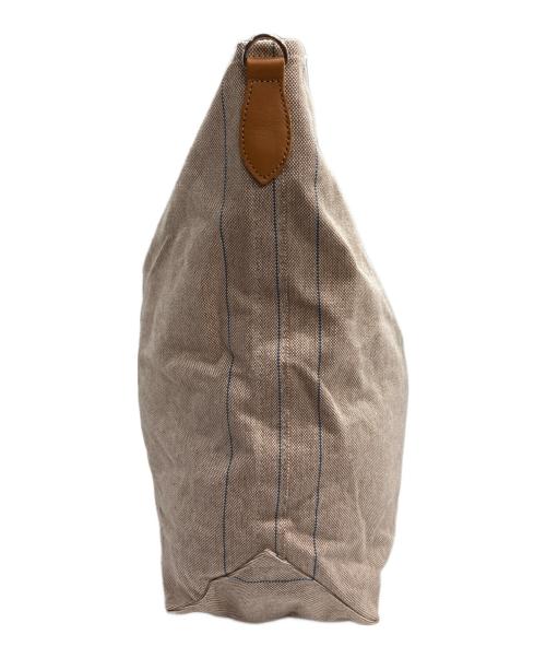YOUNG & OLSEN The DRYGOODS STORE（ヤングアンドオルセン ザ ドライグッズストア）YOUNG & OLSEN The DRYGOODS STORE (ヤングアンドオルセン ザ ドライグッズストア) 2WAY トートバッグ ベージュ×ブラウンの古着・服飾アイテム