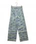 SZ Blockprints (エスゼットブロックプリント) DISCO PANTS TROPICAL ワイドパンツ ブルー×グリーン サイズ:XS 未使用品：11000円