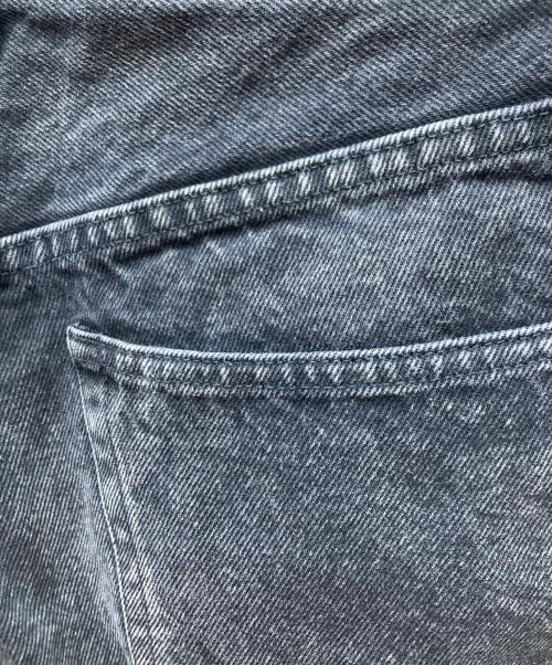 INSCRIRE（アンスクリア）INSCRIRE (アンスクリア) Straight Layered Denim ストレートレイヤードデニム/デニムパンツ ブラック×グレー サイズ:29の古着・服飾アイテム