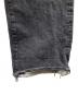 中古・古着 INSCRIRE (アンスクリア) Straight Layered Denim ストレートレイヤードデニム/デニムパンツ ブラック×グレー サイズ:29：12000円