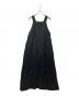 Plage（プラージュ）の古着「LINEN MAXI DRESS リネンノースリーブワンピース」｜ブラック