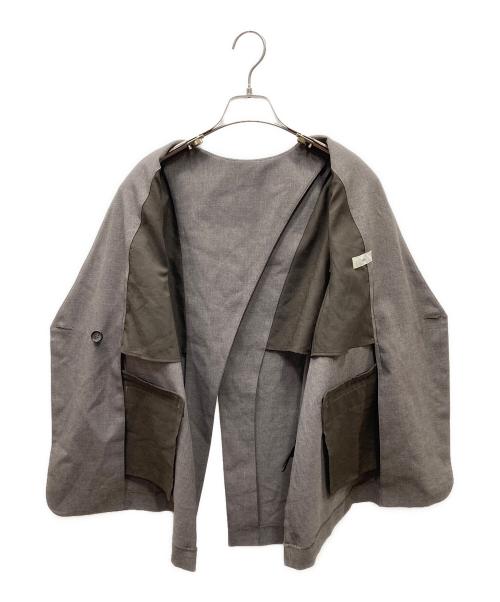 IENA（イエナ）IENA (イエナ) トロピカルハーフジャケット グレー サイズ:Fの古着・服飾アイテム