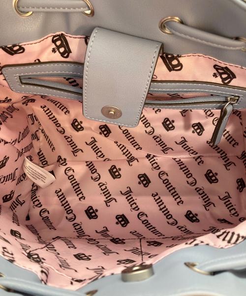 JUICY COUTURE（ジューシークチュール）JUICY COUTURE (ジューシークチュール) トートバッグ スカイブルー×ブラウンの古着・服飾アイテム