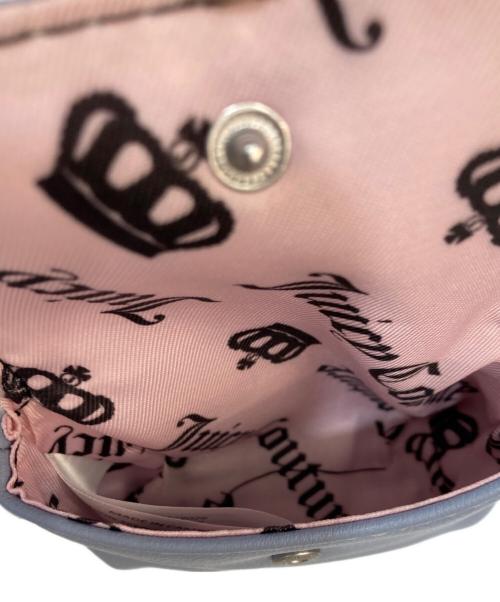 JUICY COUTURE（ジューシークチュール）JUICY COUTURE (ジューシークチュール) トートバッグ スカイブルー×ブラウンの古着・服飾アイテム