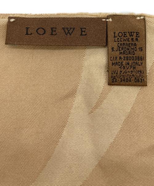 LOEWE（ロエベ）LOEWE (ロエベ) シルクストール ベージュ サイズ:表記無しの古着・服飾アイテム