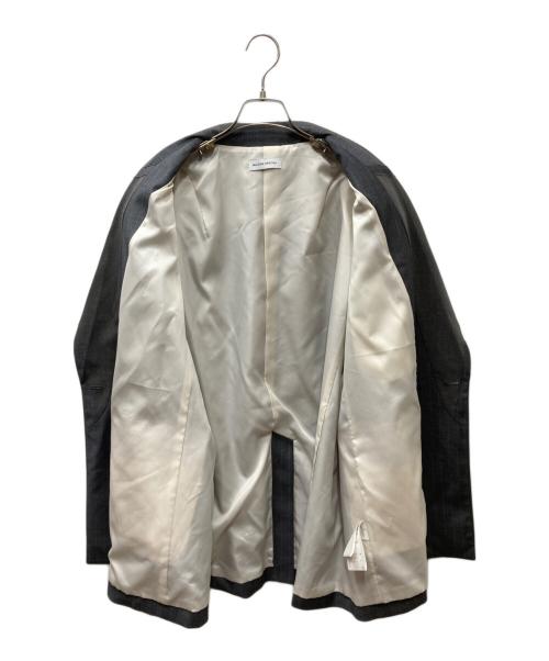 MAISON SPECIAL（メゾンスペシャル）MAISON SPECIAL (メゾンスペシャル) Lapel Design Over Jacket ストライプオーバーサイズドジャケット グレー サイズ:Freeの古着・服飾アイテム