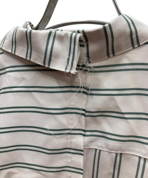 KIDILL（キディル）KIDILL (キディル) Layered Shirts レイヤードシャツ ベージュ×グリーン サイズ:Freeの古着・服飾アイテム
