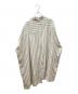 KIDILL (キディル) Layered Shirts レイヤードシャツ ベージュ×グリーン サイズ:Free：13000円