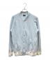 stussy（ステューシー）の古着「Sweat Stadium jacket スナップスウェットジャケット」｜スカイブルー