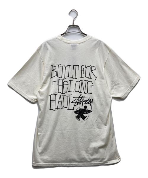 stussy（ステューシー）stussy (ステューシー) LONG HAUL TEE PIGMENT DYED アイボリー サイズ:Mの古着・服飾アイテム