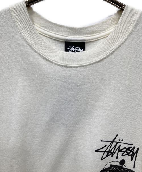 stussy（ステューシー）stussy (ステューシー) LONG HAUL TEE PIGMENT DYED アイボリー サイズ:Mの古着・服飾アイテム
