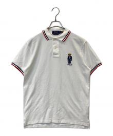 POLO RALPH LAUREN（ポロ・ラルフローレン）の古着「ポロベア刺繍ポロシャツ」｜ホワイト