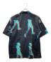 Paul Smith (ポールスミス) WALKER プリントシャツ ブラック×グリーン サイズ:XL：7000円