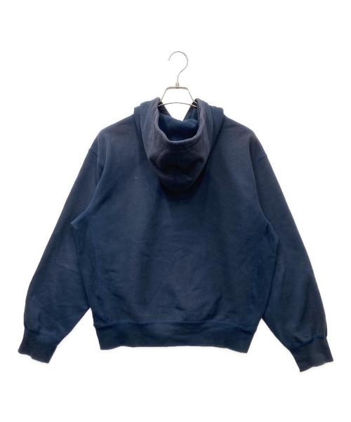 SUPREME（シュプリーム）Supreme (シュプリーム) Swarovski Motion Logo Hooded Sweatshirt ネイビー サイズ:Sの古着・服飾アイテム