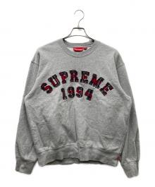 SUPREME（シュプリーム）の古着「Plaid Arc Crewneck Heather Grey」｜グレー