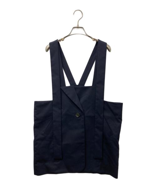 ENFOLD（エンフォルド）ENFOLD (エンフォルド) TAILORED VEST テーラードベスト ネイビー サイズ:Mの古着・服飾アイテム