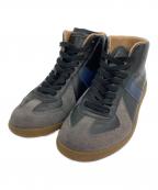 Martin Margiela22マルタン・マルジェラ22）の古着「German Military Trainer Hi ジャーマントレーナー ハイカット スニーカー」｜ブラック×グレー