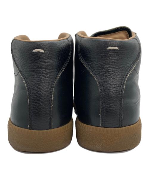 Martin Margiela22（マルタン・マルジェラ22）Martin Margiela22 (マルタン・マルジェラ22) German Military Trainer Hi ジャーマントレーナー ハイカット スニーカー ブラック×グレー サイズ:40の古着・服飾アイテム