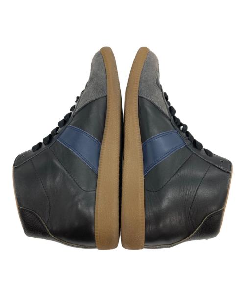 Martin Margiela22（マルタン・マルジェラ22）Martin Margiela22 (マルタン・マルジェラ22) German Military Trainer Hi ジャーマントレーナー ハイカット スニーカー ブラック×グレー サイズ:40の古着・服飾アイテム