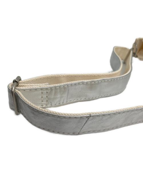 L.L.Bean（エルエルビーン）L.L.Bean (エルエルビーン) 2WAYメタリックハンドル キャンバストートバッグ アイボリー×シルバーの古着・服飾アイテム