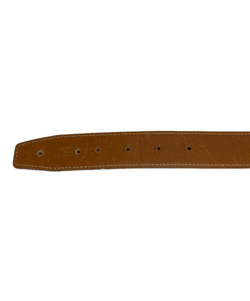 HERMES（エルメス）HERMES (エルメス) Hコンスタンス レザーベルト ブラウン サイズ:75の古着・服飾アイテム