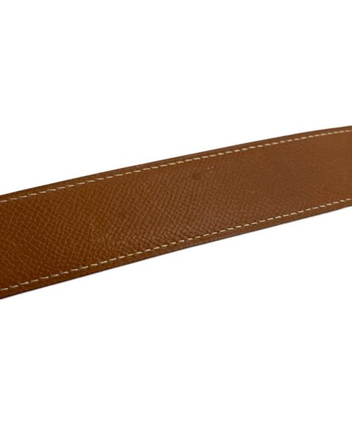 HERMES（エルメス）HERMES (エルメス) Hコンスタンス レザーベルト ブラウン サイズ:75の古着・服飾アイテム