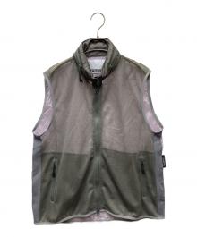 MARMOT（マーモット）の古着「PARTEX FRONT MESH COMBI VESTメッシュベスト」｜カーキ