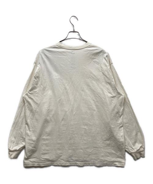 Graphpaper（グラフペーパー）Graphpaper (グラフペーパー) Organic Cotton L/S Oversized Tee オーガニックコットン L/S オーバーサイズドティー ベージュ サイズ:FREEの古着・服飾アイテム