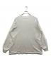 Graphpaper（グラフペーパー）の古着「Organic Cotton L/S Oversized Tee オーガニックコットン L/S オーバーサイズドティー」｜ベージュ