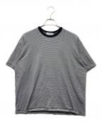 Graphpaperグラフペーパー）の古着「Narrow Border S/S Tee ナローボーダーS/STシャツ」｜ブラック×ホワイト