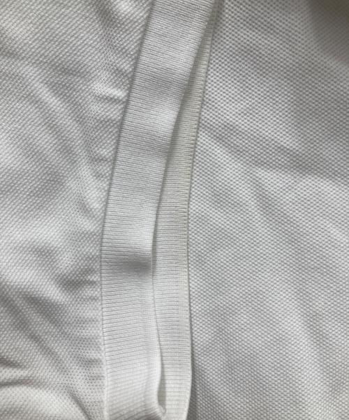 MONCLER（モンクレール）MONCLER (モンクレール) MAGLIA POLO MANICA CORTA 鹿の子ポロシャツ ホワイト サイズ:XLの古着・服飾アイテム