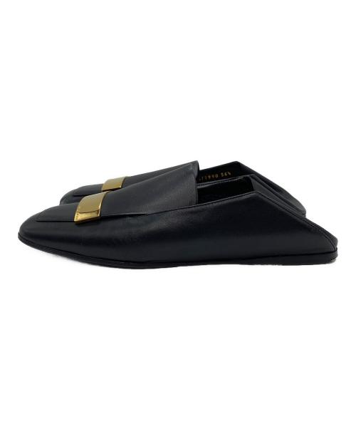 sergio rossi（セルジオロッシ）sergio rossi (セルジオロッシ) sr1 Slipper フラットシューズ ブラック サイズ:36 1/2の古着・服飾アイテム