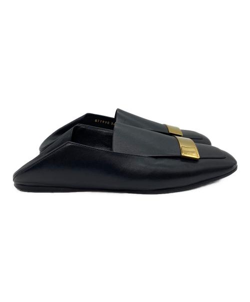 sergio rossi（セルジオロッシ）sergio rossi (セルジオロッシ) sr1 Slipper フラットシューズ ブラック サイズ:36 1/2の古着・服飾アイテム