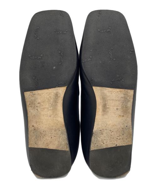 sergio rossi（セルジオロッシ）sergio rossi (セルジオロッシ) sr1 Slipper フラットシューズ ブラック サイズ:36 1/2の古着・服飾アイテム