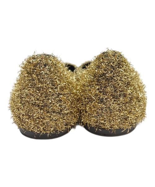 Pippichic（ピッピシック）Pippichic (ピッピシック) LINDA FLAT petit 10 SPARK GOLD バレエシューズ ゴールド サイズ:SIZE 37の古着・服飾アイテム