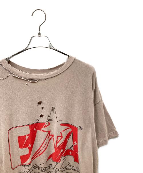 RIVINGTON roi Rebis（リヴィントンロイレヴィス）RIVINGTON roi Rebis (リヴィントンロイレヴィス) 25SS founding Narrative T-shirt ヴィンテージ加工 プリントTシャツ グレー サイズ:SIZE Mの古着・服飾アイテム