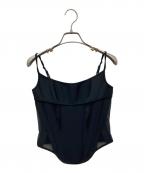 MUGLER×H&Mミュグレー×エイチアンドエム）の古着「ビスチェコルセット」｜ブラック