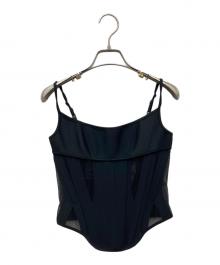 MUGLER×H&M（ミュグレー×エイチアンドエム）の古着「ビスチェコルセット」｜ブラック