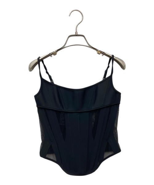 MUGLER（ミュグレー）MUGLER (ミュグレー) H&M (エイチアンドエム) ビスチェコルセット ブラック サイズ:Sの古着・服飾アイテム