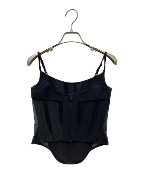 MUGLER（ミュグレー）MUGLER (ミュグレー) H&M (エイチアンドエム) ビスチェコルセット ブラック サイズ:Sの古着・服飾アイテム
