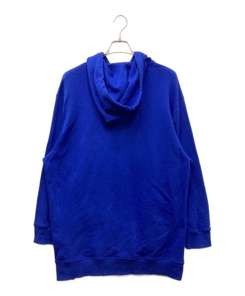 MaxMara（マックスマーラ）MaxMara (マックスマーラ) ロゴデザインパーカー ブルー サイズ:XSの古着・服飾アイテム